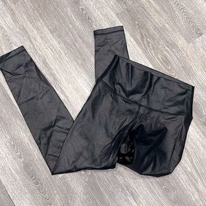 Crz Yoga faux leather leggings